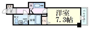 Comenz梅田の物件間取画像